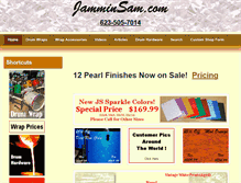 Tablet Screenshot of jamminsam.com